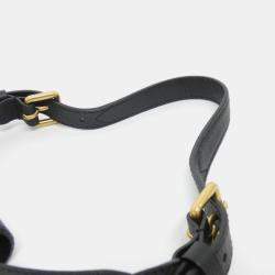 Pre Owned Louis Vuitton Lowkey Black Leather Shoulder Bag