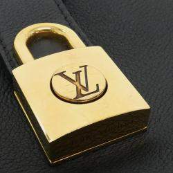 Pre Owned Louis Vuitton Lowkey Black Leather Shoulder Bag
