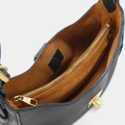 Pre Owned Louis Vuitton Lowkey Black Leather Shoulder Bag