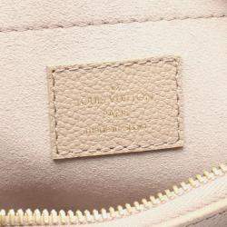Pre Owned Louis Vuitton Speedy Bandouliere 20 Beige, Tourterelle Monogram Empreinte Leather Shoulder Bag