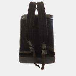 Pre Owned Louis Vuitton Christopher Black Taurillon Leather Backpack