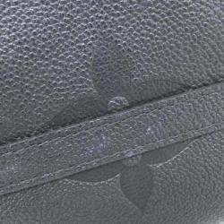 Pre Owned Louis Vuitton Carryall Zip PM Black Monogram Empreinte Leather Shoulder Bag