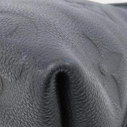 Pre Owned Louis Vuitton Carryall Zip PM Black Monogram Empreinte Leather Shoulder Bag