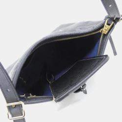 Pre Owned Louis Vuitton Carryall Zip PM Black Monogram Empreinte Leather Shoulder Bag