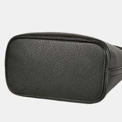 Pre Owned Louis Vuitton Rock & Walk Black Leather Shoulder Bag