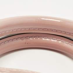 Pre Owned Louis Vuitton Rose Florentine Monogram Vernis Alma BB Bag