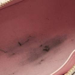 Pre Owned Louis Vuitton Rose Florentine Monogram Vernis Alma BB Bag