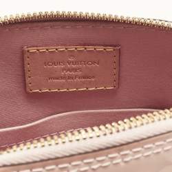 Pre Owned Louis Vuitton Rose Florentine Monogram Vernis Alma BB Bag