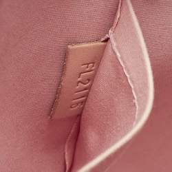 Pre Owned Louis Vuitton Rose Florentine Monogram Vernis Alma BB Bag