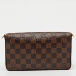 Pre Owned Louis Vuitton Damier Ebene Canvas Pochette Felicie Bag