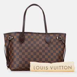 Pre Owned Louis Vuitton Brown Damier Ebene Neverfull PM