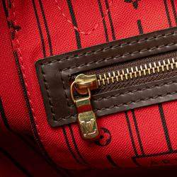 Pre Owned Louis Vuitton Brown Damier Ebene Neverfull PM