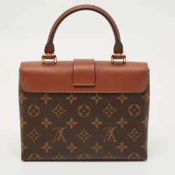 Pre Owned Louis Vuitton Caramel Monogram Canvas Locky BB Bag 