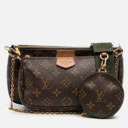 Pre Owned Louis Vuitton Brown Monogram Multi Pochette Accessoires