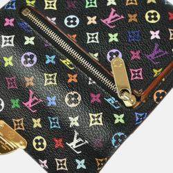 Pre Owned Louis Vuitton Portefeuille Black Multicolor Leather Wallet