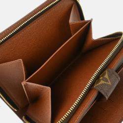Pre Owned Louis Vuitton Porte Papier Monogram Canvas Wallet