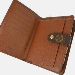 Pre Owned Louis Vuitton Porte Papier Monogram Canvas Wallet