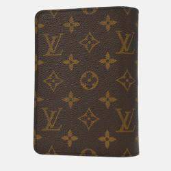 Pre Owned Louis Vuitton Porte Papier Monogram Canvas Wallet