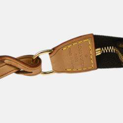 Pre Owned Louis Vuitton Pochette Accessoires Brown Monogram Canvas Handbag