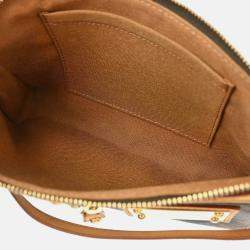 Pre Owned Louis Vuitton Pochette Accessoires Monogram Rivet Canvas Shoulder Bag
