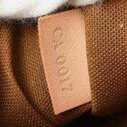 Pre Owned Louis Vuitton Pochette Accessoires Monogram Rivet Canvas Shoulder Bag