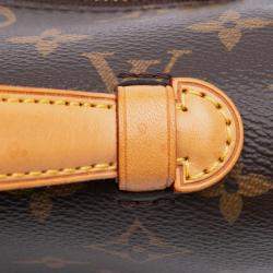 Pre Owned Louis Vuitton Brown Monogram Pochette Metis