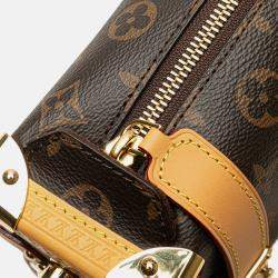 Pre Owned Louis Vuitton Brown Monogram Side Trunk MM