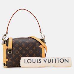 Pre Owned Louis Vuitton Brown Monogram Side Trunk MM