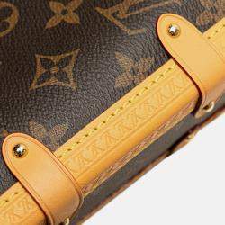 Pre Owned Louis Vuitton Brown Monogram Side Trunk MM