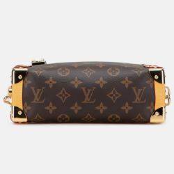 Pre Owned Louis Vuitton Brown Monogram Side Trunk MM