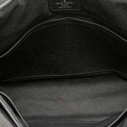 Pre Owned Louis Vuitton Black Damier Graphite District MM