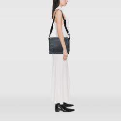 Pre Owned Louis Vuitton Black Damier Graphite District MM