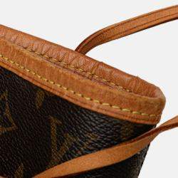 Pre Owned Louis Vuitton Brown Monogram Neverfull MM