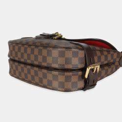 Pre Owned Louis Vuitton Damier Ebene Canvas Highbury Messenger