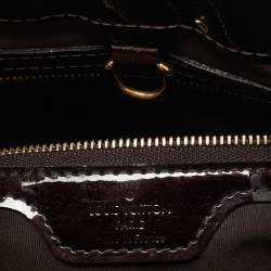 Pre Owned Louis Vuitton Amarante Monogram Vernis Leather Wilshire PM Bag