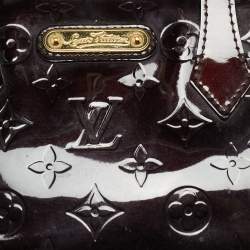 Pre Owned Louis Vuitton Amarante Monogram Vernis Leather Wilshire PM Bag