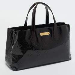 Pre Owned Louis Vuitton Amarante Monogram Vernis Leather Wilshire PM Bag