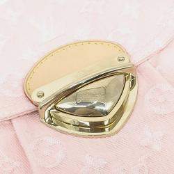 Pre Owned Louis Vuitton Sunset Pink Monogram Denim Handbag