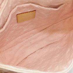 Pre Owned Louis Vuitton Sunset Pink Monogram Denim Handbag