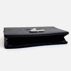 Pre Owned Louis Vuitton Black Epi Twist Belt Crossbody Bag