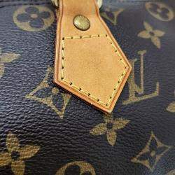Pre Owned Louis Vuitton Brown PVC Monogram Speedy 30