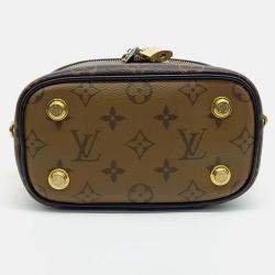 Pre Owned Louis Vuitton Brown PVC  Vanity PM