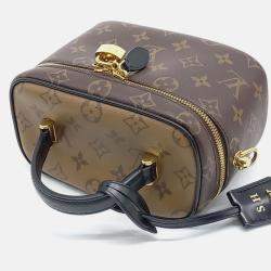 Pre Owned Louis Vuitton Brown PVC  Vanity PM