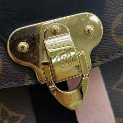 Pre Owned Louis Vuitton Brown Coated Fabric Monogram Georges BB