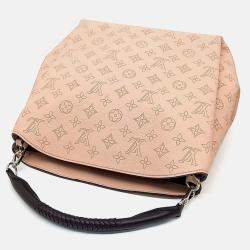 Pre Owned Louis Vuitton Pink Leather Mahina Babylon PM