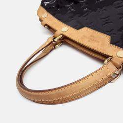 Pre Owned Louis Vuitton Black Patent Leather Vernis Brea MM