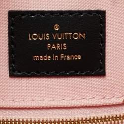 Pre Owned Louis Vuitton Black/Pink Monogram Fall for You Canvas Neo Onthego MM Tote
