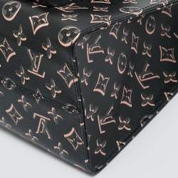 Pre Owned Louis Vuitton Black/Pink Monogram Fall for You Canvas Neo Onthego MM Tote