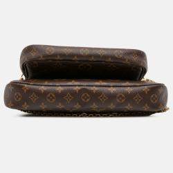 Pre Owned Louis Vuitton Brown Monogram Multi Pochette Accessoires