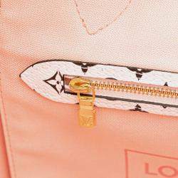 Pre Owned Louis Vuitton Red Monogram Giant Neverfull MM